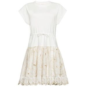 Like New See By Chloé Eyelet Skirt T-Shirt Dress